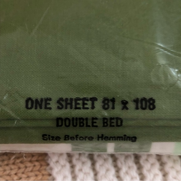 70's Stevens "Mohawk" Double Flat Sheet - NEW - Double Bedsheet - Double Bed - Picture 4 of 7